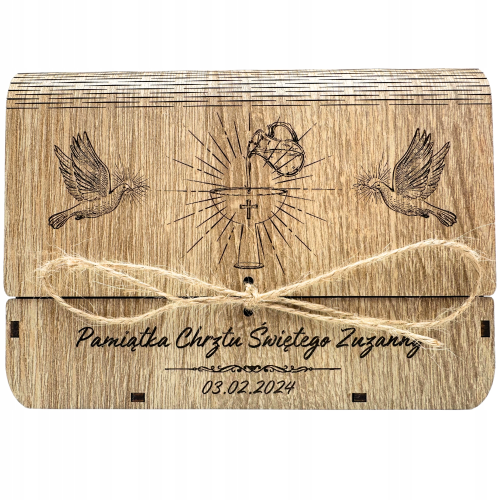 Pudełko na Pieniądze pamiątka Chrztu Świętego