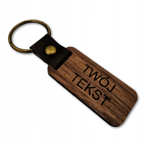 BRELOK DO KLUCZY TWÓJ PROJEKT/TWÓJ TEKST