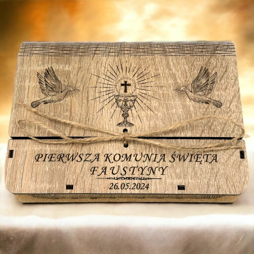 Pudełko Prezentowe na Pierwszą Komunie