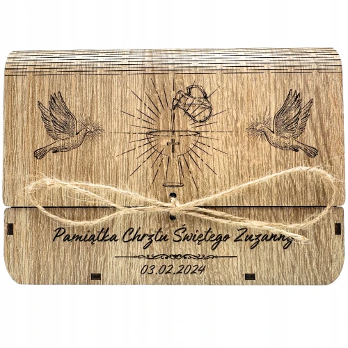Pudełko na Pieniądze pamiątka Chrztu Świętego