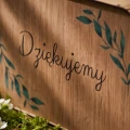 PUDEŁKO na KOPERTY ŚLUB WESELE DREWNIANA SKRZYNIA DĄB