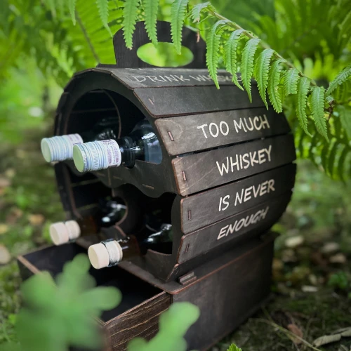Barek Drewniany  Beczka Whisky Palisander